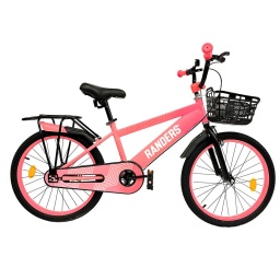 Bicicleta Rodado 20   C/Canasto y Parrilla  Rosado (BIC103CC) Randers