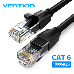 IBEBN Cable Patch Cat.6 UTP 15M   Negro  Vention