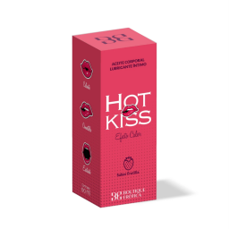 Aceite Lubricante Hot Kiss Frutilla   60 ml  Adulto