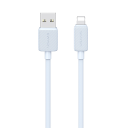 SJ689   Cable de Datos USB A a Lightning  2.4A  1M  Celeste  USAMS