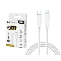 Cable de Datos BLOOX USB C a Lightning   PVC  100cm  30w