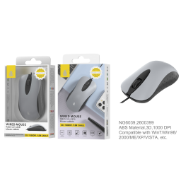 Mouse NG6039   USB  1.5M  Gris  One+