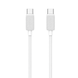 SJ691   Cable de Datos USB C a Tipo C  1M  Blanco  USAMS