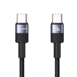 SJ727   Cable de Datos  USB C a Tipo C  240W  SY Serie  1.2M  Negro  USAMS