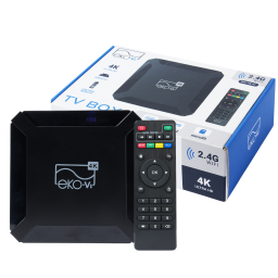 TV Box EKV-TB-01   4K Ultra HD  2.4G WiFi  Negro EKO-Vi