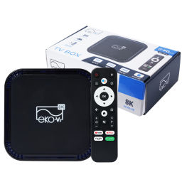 TV Box EKV-TB-02   8K Ultra HD  5G WiFi  Bluetooth  Negro EKO-Vi