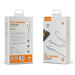 LS571   Cable de Datos  USB A a Tipo C 1M  Verde  LDNIO