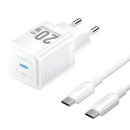 TZ-FEPW0-EU-01 Cargador de Pared GaN Tipo C a USB-C   20W  Blanco  Vention