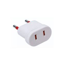 Adaptador S/T Americana a  Ficha S/T   Blanco  Conatel