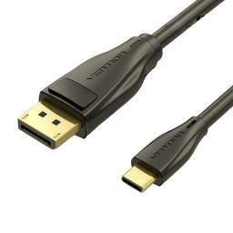 CGYBG Adaptador USB C a DP 8K HD   1.5M  Negro  Vention