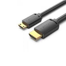 Cable HDMI-C a HDMI-A  4K HD  MachoMacho  1.5M  Negro  AGHBG  Vention