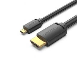 Cable HDMI-D a HDMI-A   4K HD  machoMacho  1.5M  Negro  AGIBG  Vention