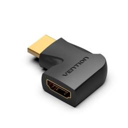 Adaptador HDMI   90 MachoHembra Vertical  Flat  Negro  AIPB0  Vention