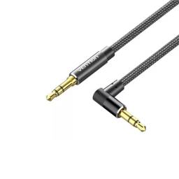 Cable de Audio 3.5 mm   90  MachoMacho  1.5M  Gris  BAZBG  Vention