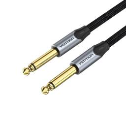 Cable de Audio 6.35 mm TS MachoMacho  1.5M  Gris   BASHG  Vention