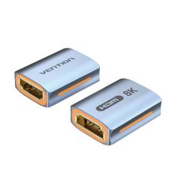 Adaptador HDMI   8K HembraHembra  Aluminio  Gris  AIUH0  Vention