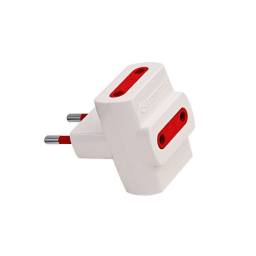 Adaptador Mltiple S/T   Blanco Conatel