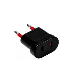 Adaptador S/T Americana a  Ficha S/T   Negro  Conatel