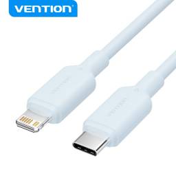 Cable USB-C a Lightning   3A  1M  Celeste  LAKSF  Vention