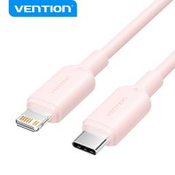 Cable USB-C a Lightning   3A  1M  Rosado  LAKPF  Vention