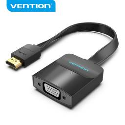 74345 Convertidor HDMI a VGA Flat   0.15M  Negro  Vention