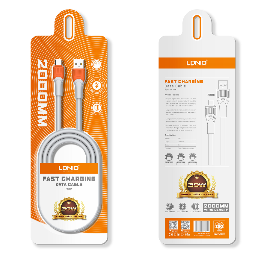 Ls Cable De Datos Usb A A Lightning W M Ldnio