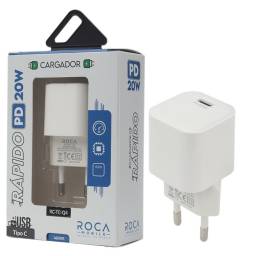 Cargador ROCA 20W   USB C / PD  Sin Cable (RC-TC-Q4)